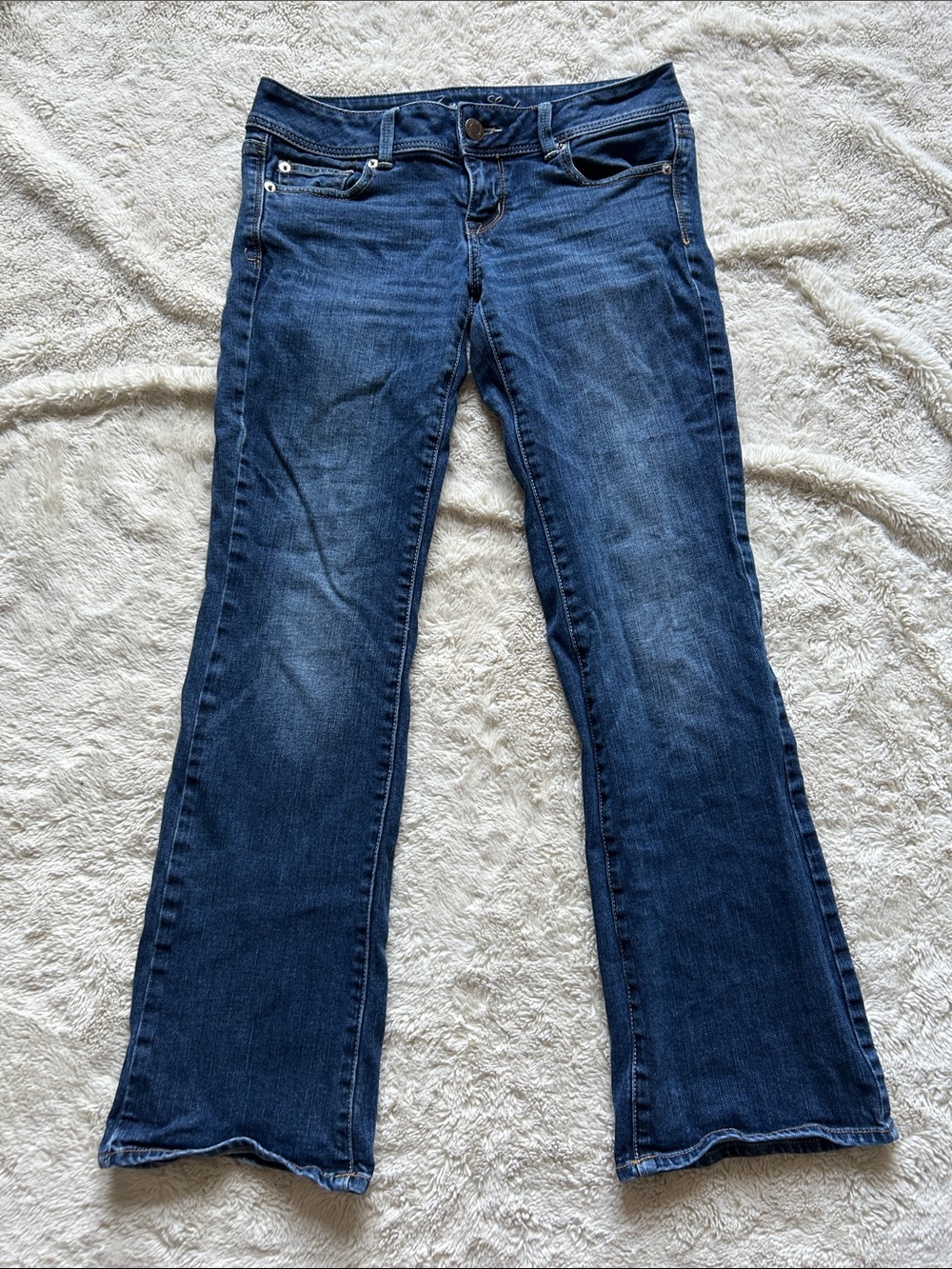 American Eagle Outfitters Dark Blue Slim Boot Jeans